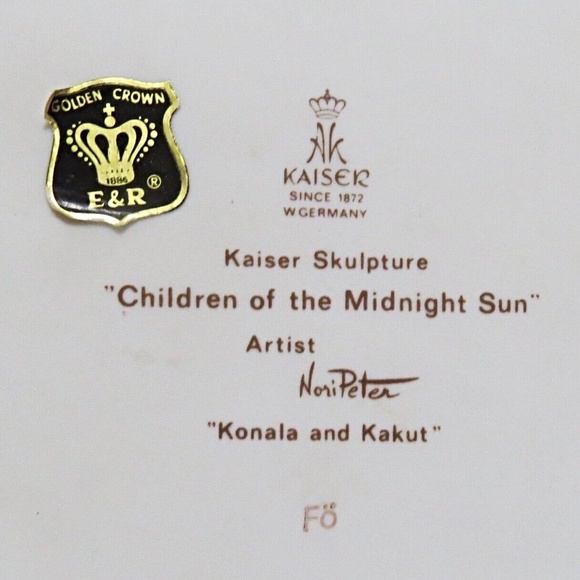 2 KAISER NORI PETER CHILDREN OF THE MIDNIGHT SUN Sculptures - Picture 9 of 10